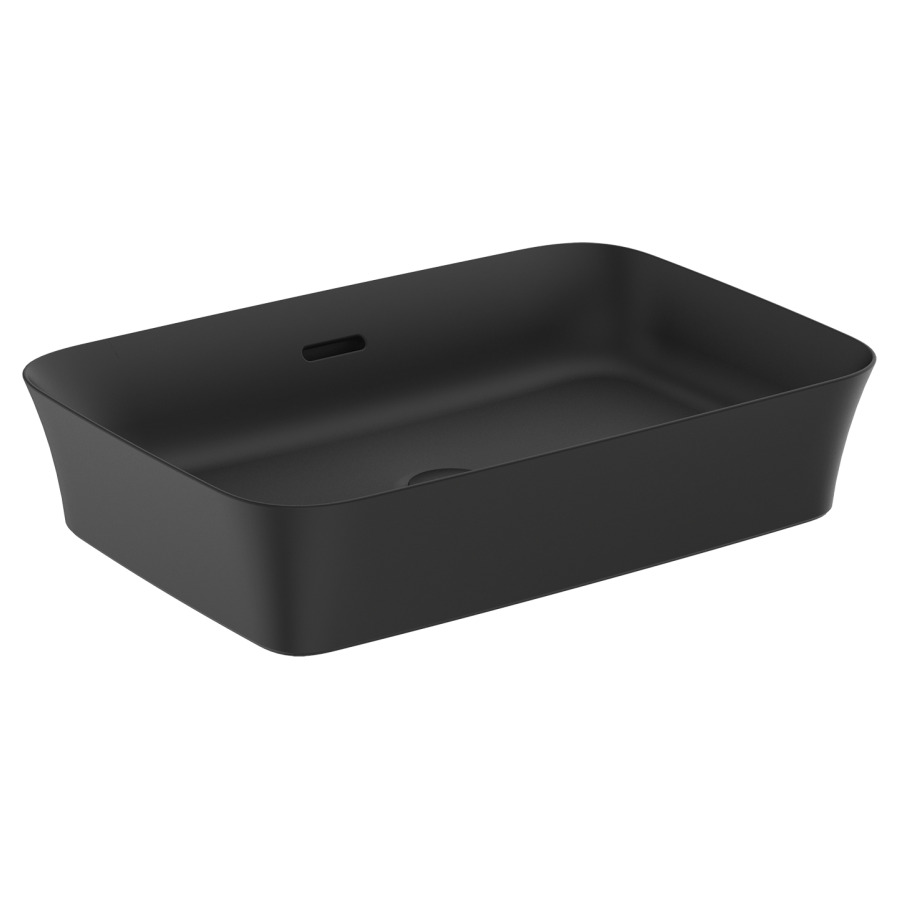 Lavabo à poser IPALYSS
55 x 14,5 x 38 cm, céramique
avec trop-plein, avec
matériel de fixation