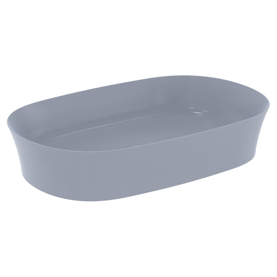 Lavabo à poser IPALYSS ovale
60 x 12 x 38 cm, céramique
sans trop-plein, avec
matériel de fixation
(lavabos à poser colorés avec
vidage non obturable coloré
vidage non obturable blanc
853 192 doit être commandée
séparément)