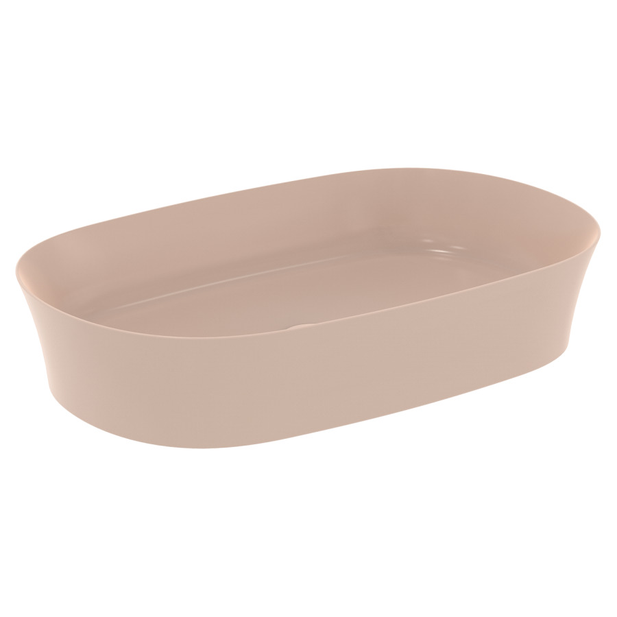 Lavabo à poser IPALYSS ovale
60 x 12 x 38 cm, céramique
sans trop-plein, avec
matériel de fixation
(lavabos à poser colorés avec
vidage non obturable coloré
vidage non obturable blanc
853 192 doit être commandée
séparément)