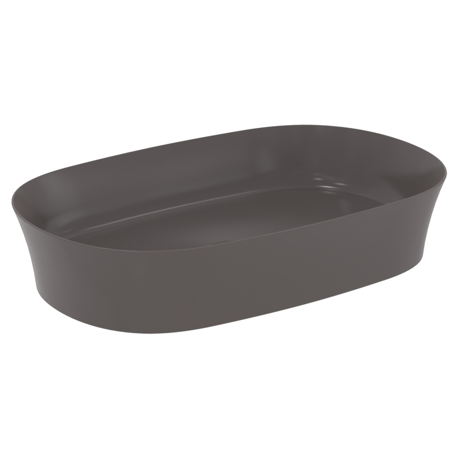Lavabo à poser IPALYSS ovale
60 x 12 x 38 cm, céramique
sans trop-plein, avec
matériel de fixation
(lavabos à poser colorés avec
vidage non obturable coloré
vidage non obturable blanc
853 192 doit être commandée
séparément)