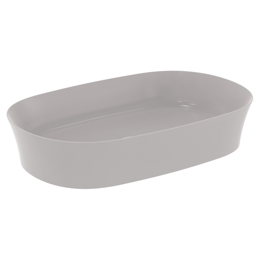Lavabo à poser IPALYSS ovale
60 x 12 x 38 cm, céramique
sans trop-plein, avec
matériel de fixation
(lavabos à poser colorés avec
vidage non obturable coloré
vidage non obturable blanc
853 192 doit être commandée
séparément)