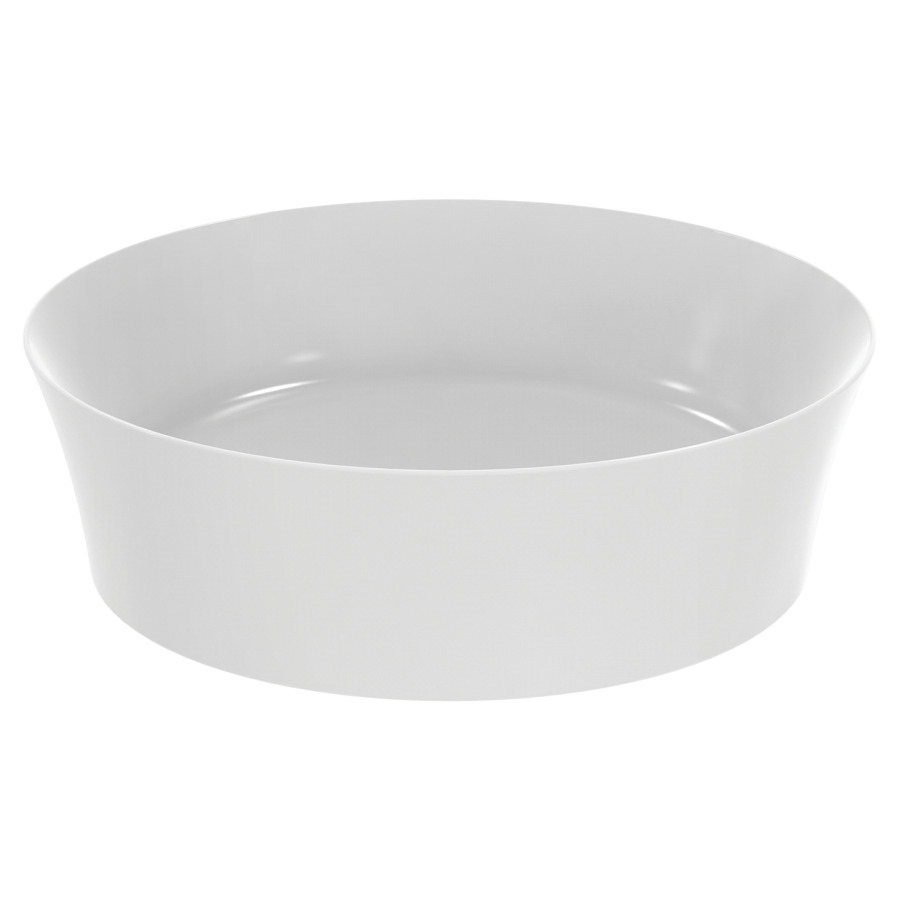 Lavabo à poser IPALYSS ronde
40 x 12 x 40 cm, céramique
sans trop-plein, avec
matériel de fixation
(lavabos à poser colorés avec
vidage non obturable coloré
vidage non obturable blanc
853 192 doit être commandée
séparément)