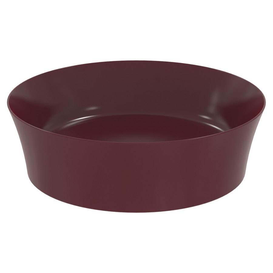 Lavabo à poser IPALYSS ronde
40 x 12 x 40 cm, céramique
sans trop-plein, avec
matériel de fixation
(lavabos à poser colorés avec
vidage non obturable coloré
vidage non obturable blanc
853 192 doit être commandée
séparément)