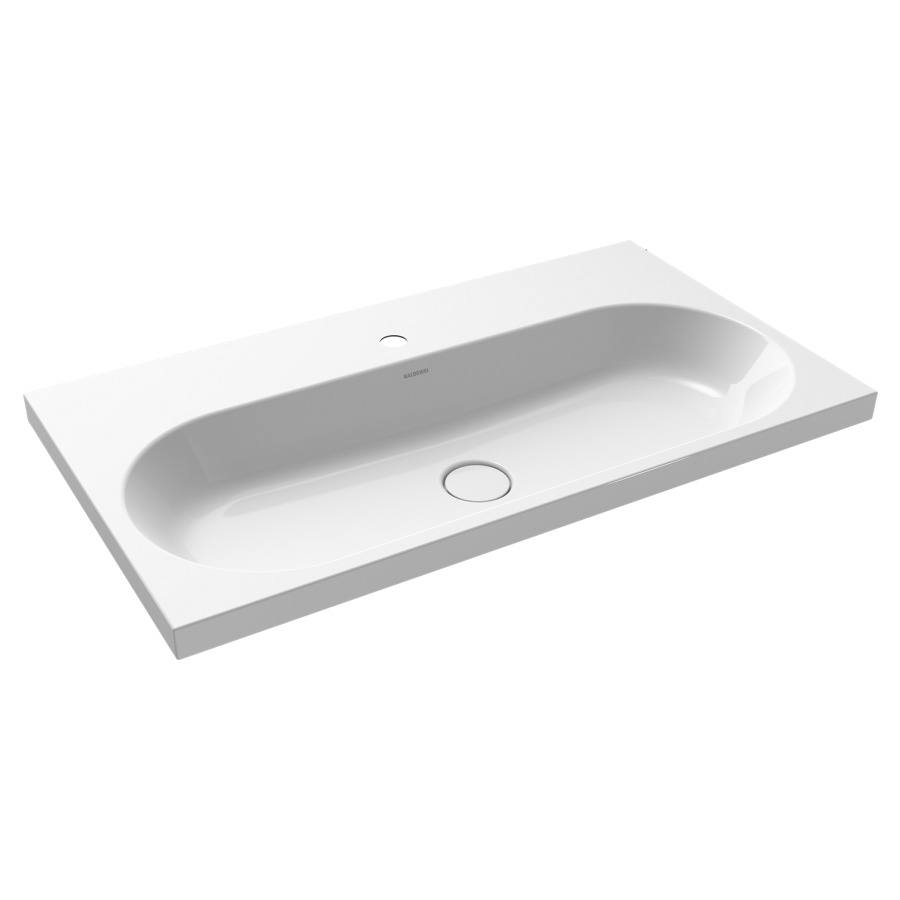 Lavabo à poser CENTRO
90 x 50 x 4 cm, acier
matériel de fixation
sans trop-plein