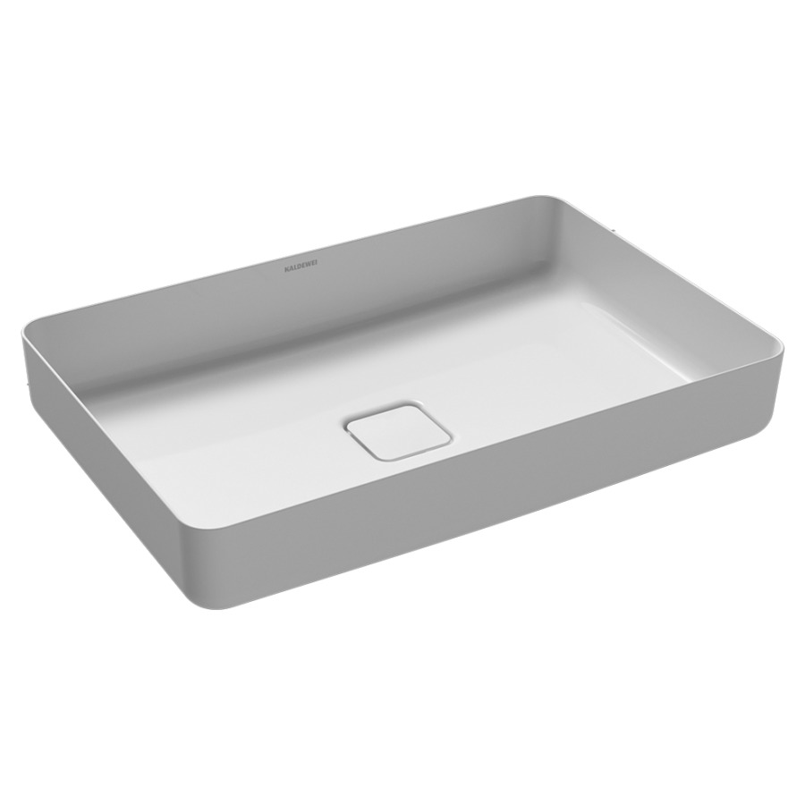 Lavabo à poser MIENA
58 x 38 x 11,9 cm, acier
sans trop-plein