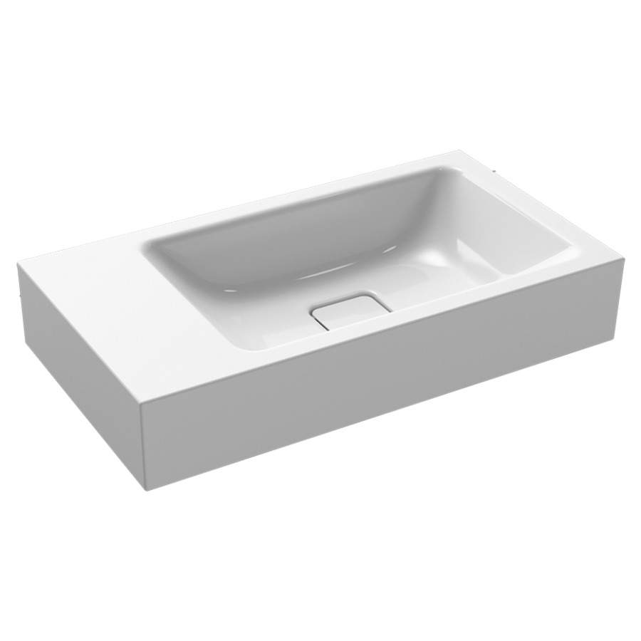Lavabo à poser CONO
55 x 30 x 10 cm, acier
sans trop-plein