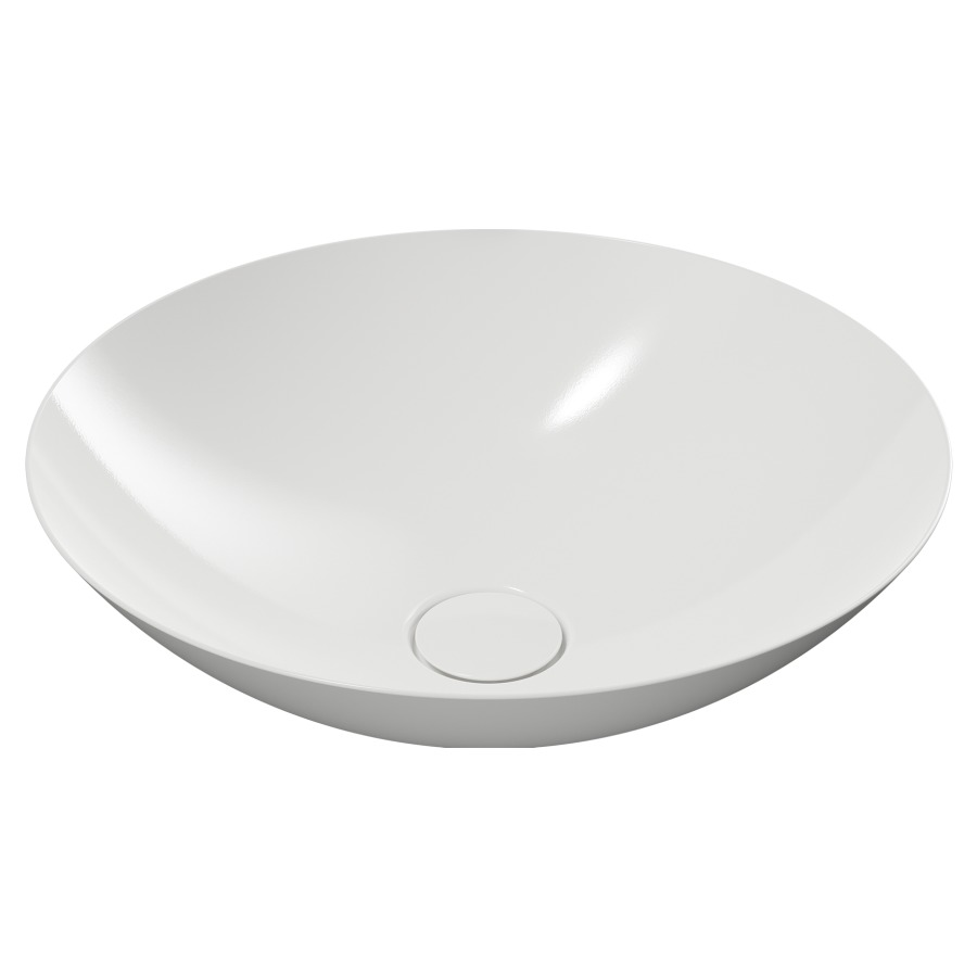 Lavabo à poser AVELLINO
D 45 cm, acier
sans trop-plein
