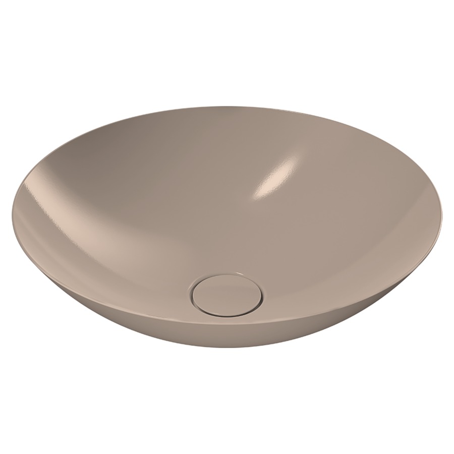Lavabo à poser AVELLINO
D 45 cm, acier
sans trop-plein