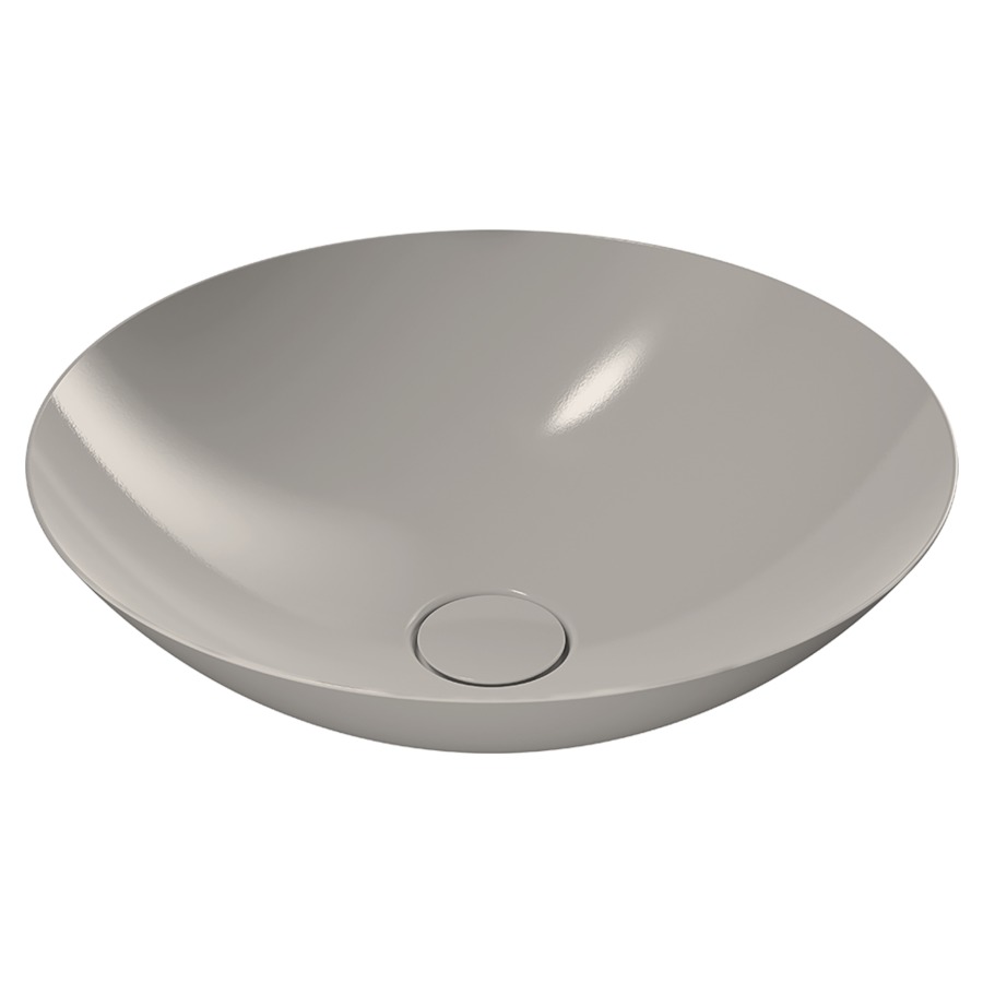 Lavabo à poser AVELLINO
D 45 cm, acier
sans trop-plein