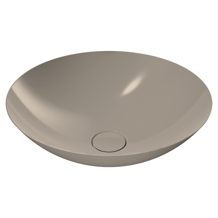 Lavabo à poser AVELLINO
D 45 cm, acier
sans trop-plein