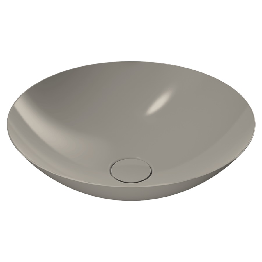 Lavabo à poser AVELLINO
D 45 cm, acier
sans trop-plein