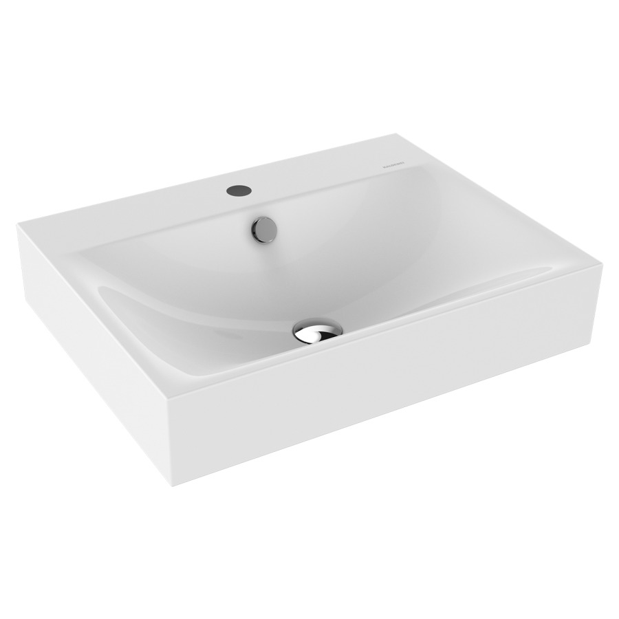 Lavabo SILENIO
60 x 46 x 12 cm, acier
avec garniture de trop-plein
noir mat et isolation phonique
émaillé des deux côtés