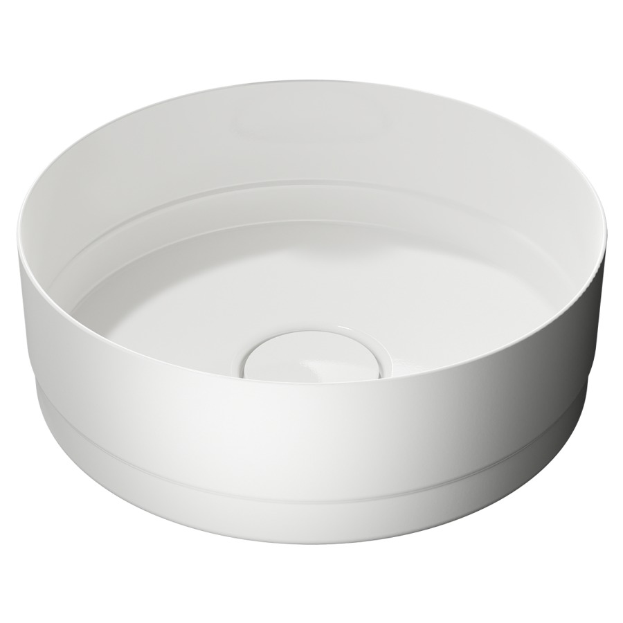 Lavabo à poser NUEVA
D 32 cm, acier
sans trop-plein