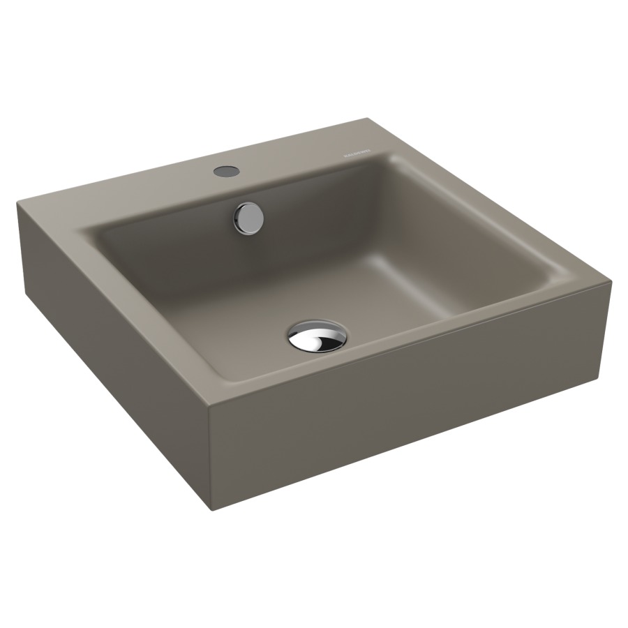 Lavabo PURO
46 x 46 x 12 cm, acier
avec garniture de trop-plein
blanc et isolation phonique
émaillé des deux côtés