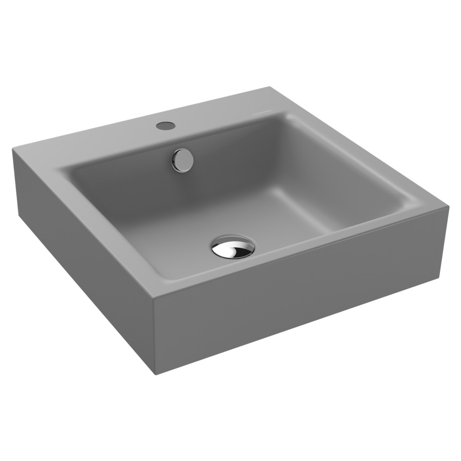 Lavabo PURO
46 x 46 x 12 cm, acier
avec garniture de trop-plein
blanc et isolation phonique
émaillé des deux côtés