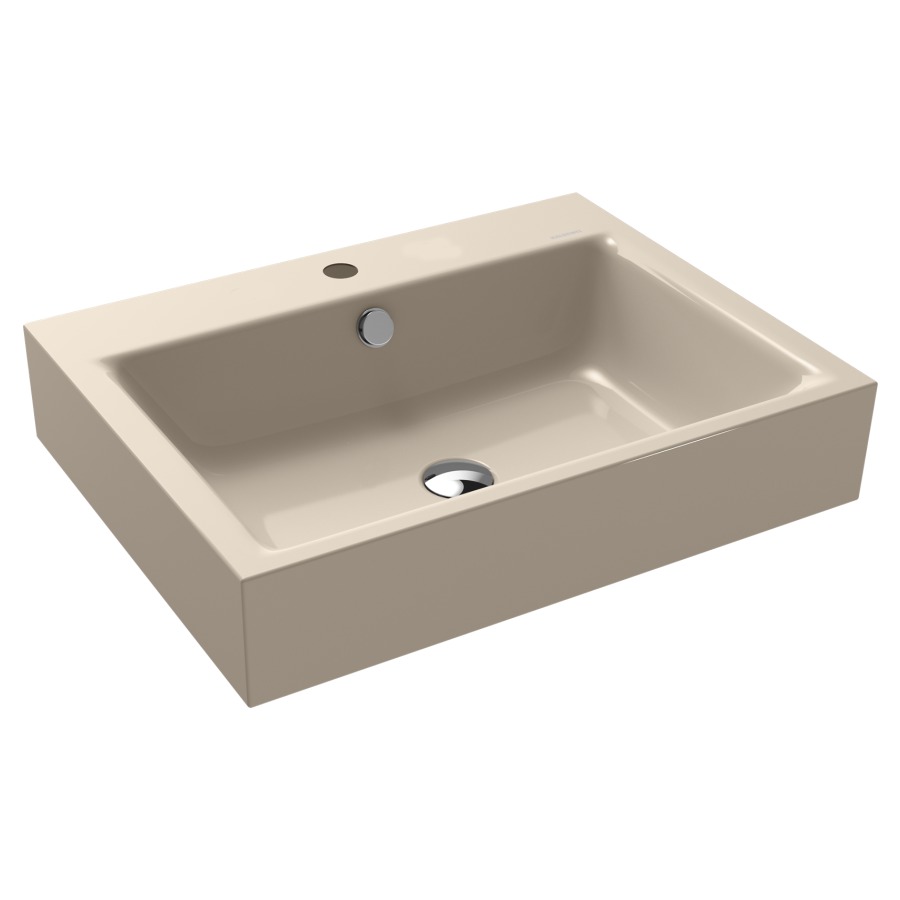 Lavabo PURO
60 x 46 x 12 cm, acier
avec garniture de trop-plein
blanc et isolation phonique
émaillé des deux côtés