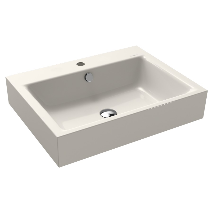 Lavabo PURO
60 x 46 x 12 cm, acier
avec garniture de trop-plein
blanc et isolation phonique
émaillé des deux côtés