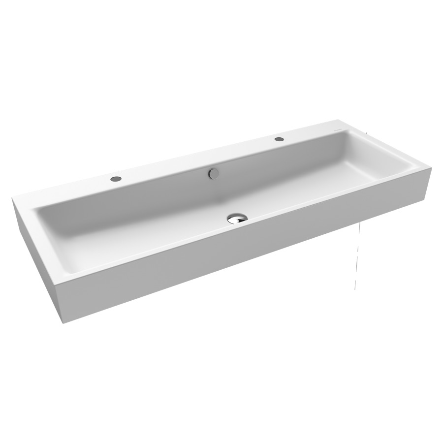 Lavabo PURO
120 x 46 x 12 cm, acier
avec garniture de trop-plein
blanc et isolation phonique
émaillé des deux côtés
