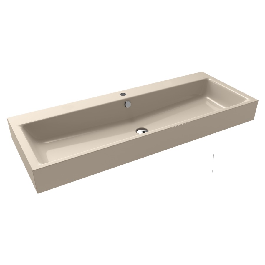 Lavabo PURO
120 x 46 x 12 cm, acier
avec garniture de trop-plein
blanc et isolation phonique
émaillé des deux côtés