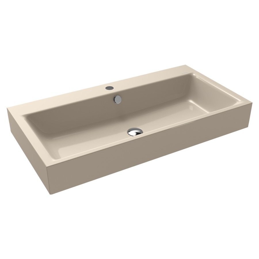 Lavabo à poser PURO
90 x 46 x 12 cm, acier
avec garniture de trop-plein
blanc et isolation phonique
émaillé des deux côtés