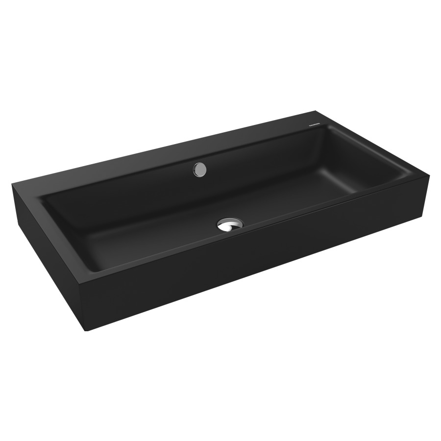 Lavabo à poser PURO
90 x 46 x 12 cm, acier
avec garniture de trop-plein
blanc et isolation phonique
émaillé des deux côtés