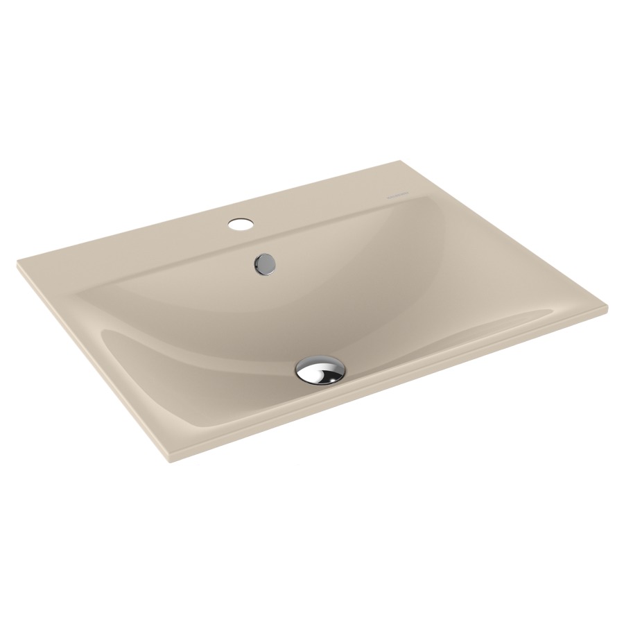 Lavabo à encastrer SILENIO
60 x 46 x 1,4 cm, acier
avec garniture de trop-plein
blanc et isolation phonique
émaillé des deux côtés