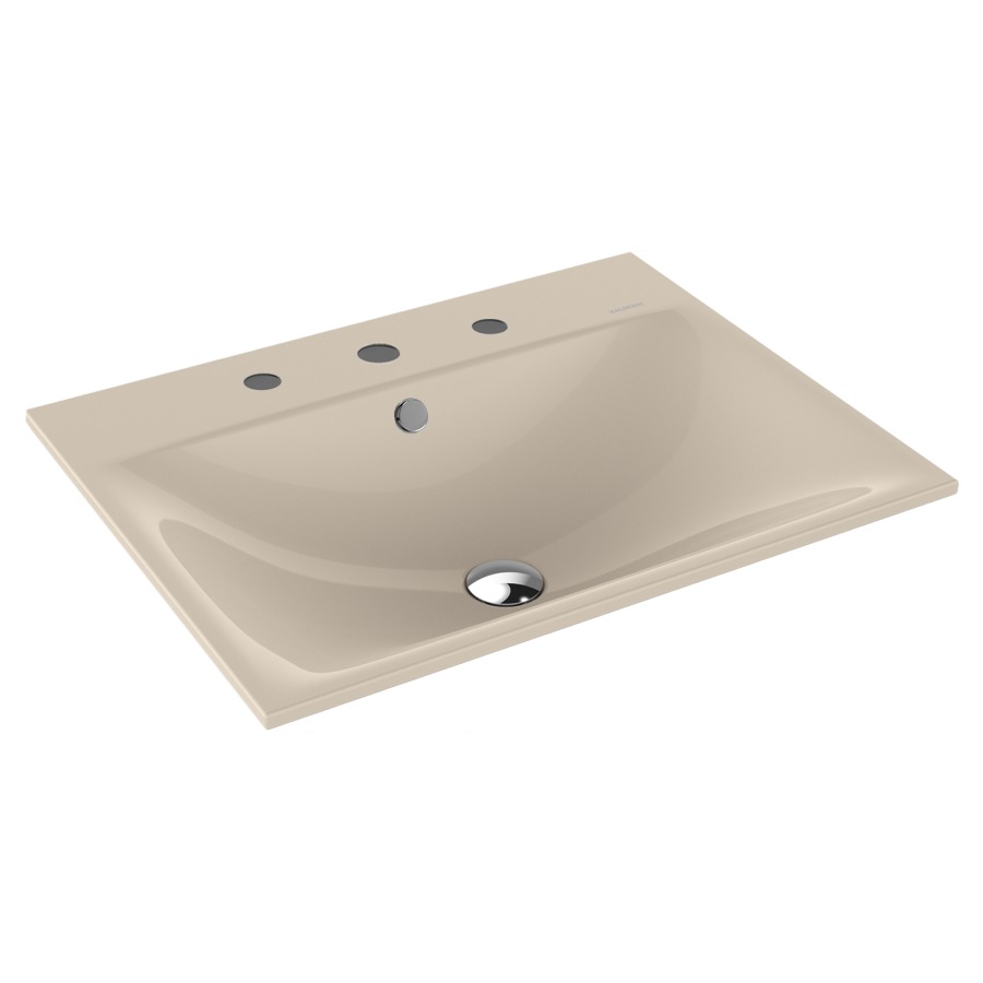 Lavabo à encastrer SILENIO
60 x 46 x 1,4 cm, acier
avec garniture de trop-plein
blanc et isolation phonique
émaillé des deux côtés
