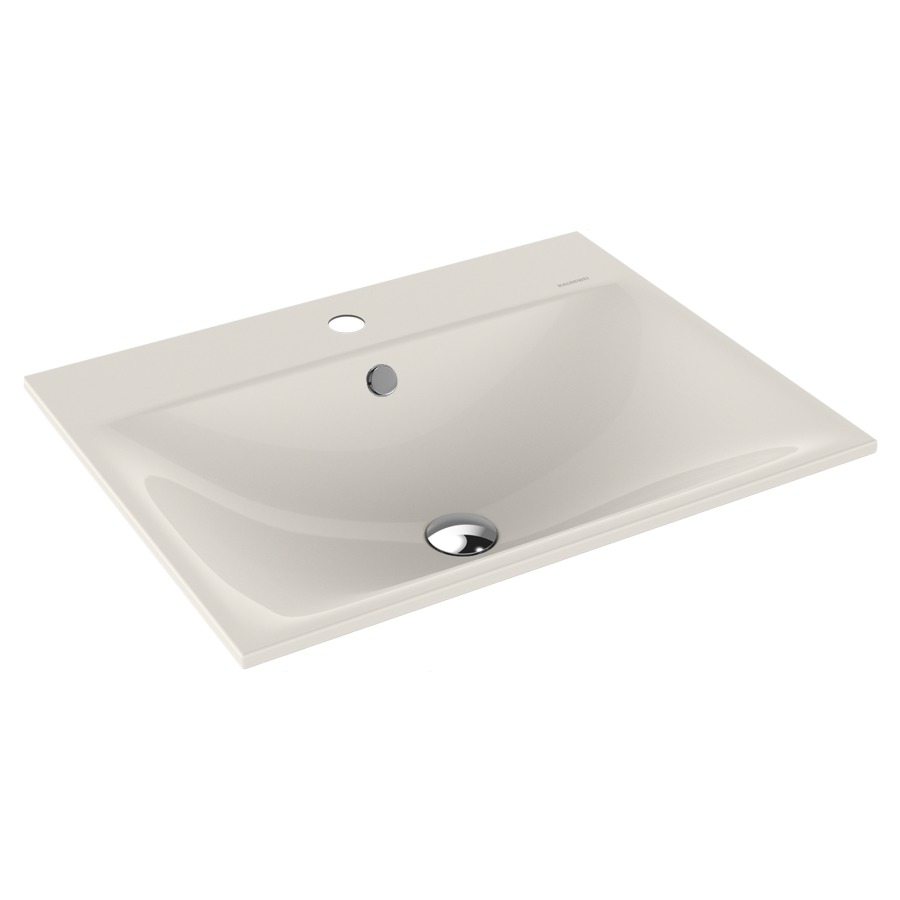 Lavabo à encastrer SILENIO
60 x 46 x 1,4 cm, acier
avec garniture de trop-plein
blanc et isolation phonique
émaillé des deux côtés