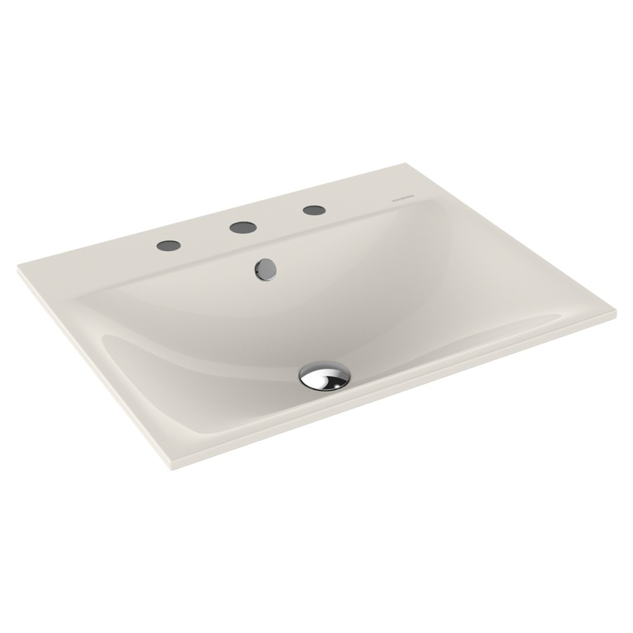 Lavabo à encastrer SILENIO
60 x 46 x 1,4 cm, acier
avec garniture de trop-plein
blanc et isolation phonique
émaillé des deux côtés