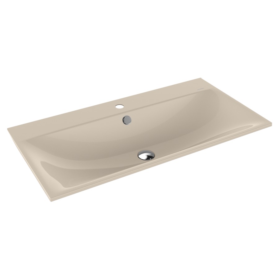 Lavabo à encastrer SILENIO
90 x 46 x 1,4 cm, acier
avec garniture de trop-plein
blanc et isolation phonique
émaillé des deux côtés
