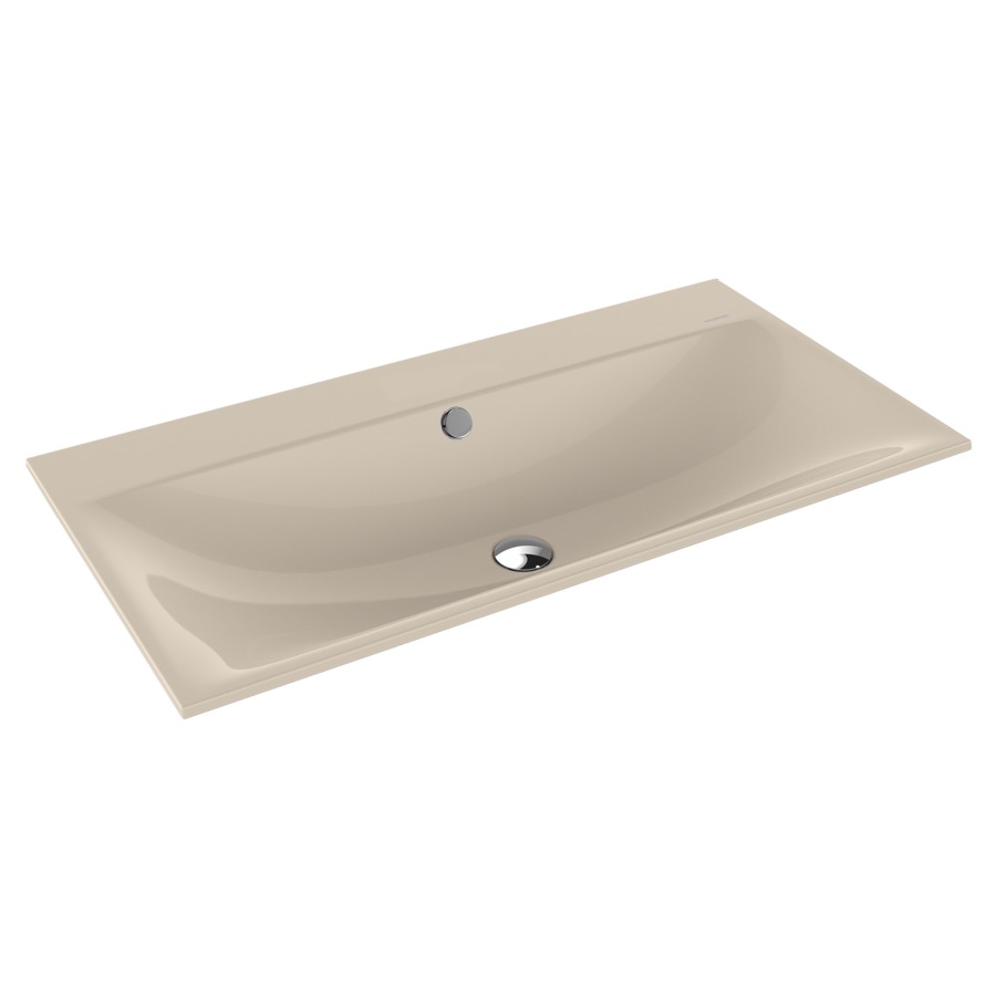 Lavabo à encastrer SILENIO
90 x 46 x 1,4 cm, acier
avec garniture de trop-plein
blanc et isolation phonique
émaillé des deux côtés