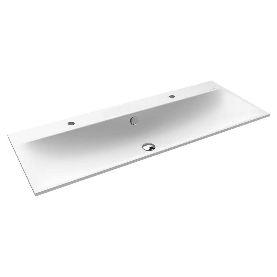 Lavabo à encastrer SILENIO
120 x 46 x 1,4 cm, acier
avec garniture de trop-plein
blanc et isolation phonique
émaillé des deux côtés
