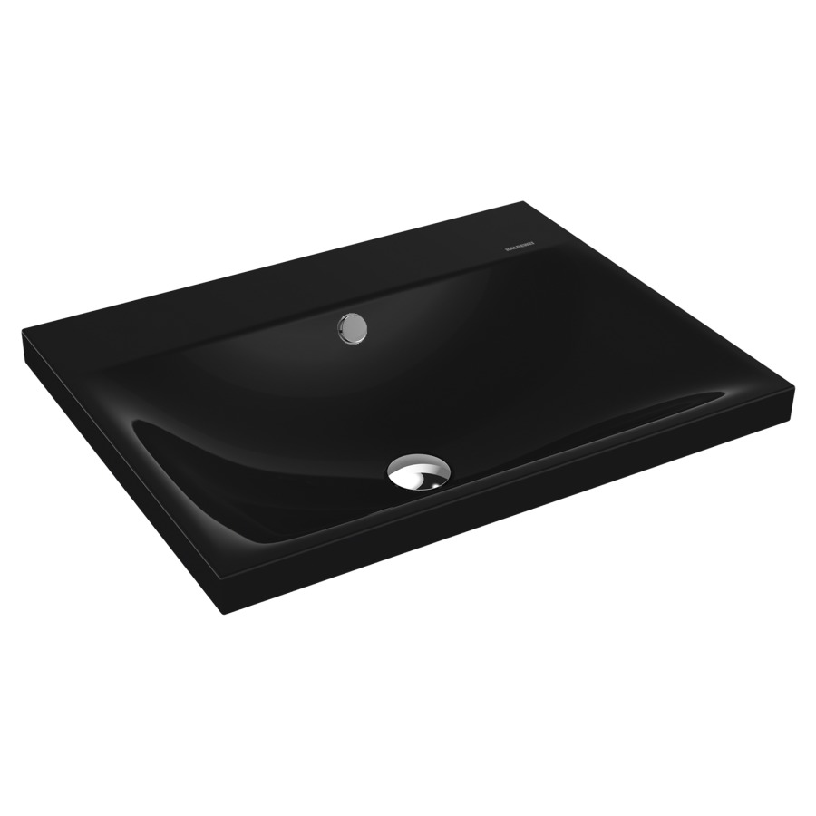 Lavabo à poser SILENIO
60 x 46 x 4 cm, acier
avec garniture de trop-plein
blanc et isolation phonique
émaillé des deux côtés