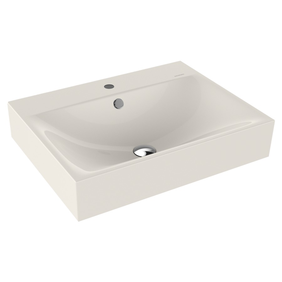 Lavabo à poser SILENIO
60 x 46 x 12 cm, acier
avec garniture de trop-plein
blanc et isolation phonique
émaillé des deux côtés