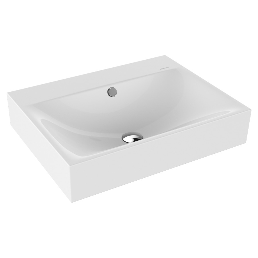 Lavabo SILENIO
60 x 46 x 12 cm, acier
avec garniture de trop-plein
blanc et isolation phonique
émaillé des deux côtés