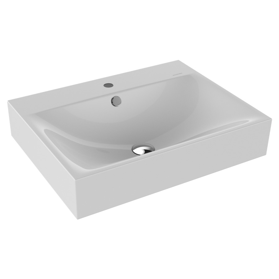 Lavabo SILENIO
60 x 46 x 12 cm, acier
avec garniture de trop-plein
blanc et isolation phonique
émaillé des deux côtés