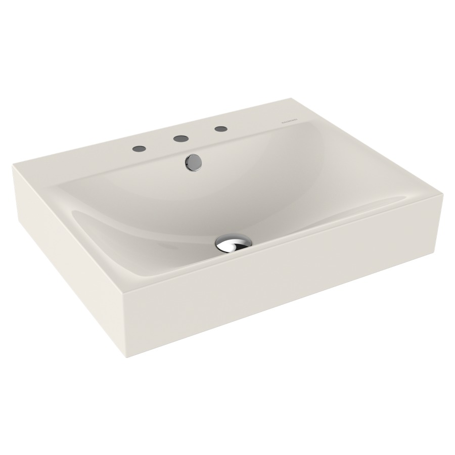 Lavabo SILENIO
60 x 46 x 12 cm, acier
avec garniture de trop-plein
blanc et isolation phonique
émaillé des deux côtés