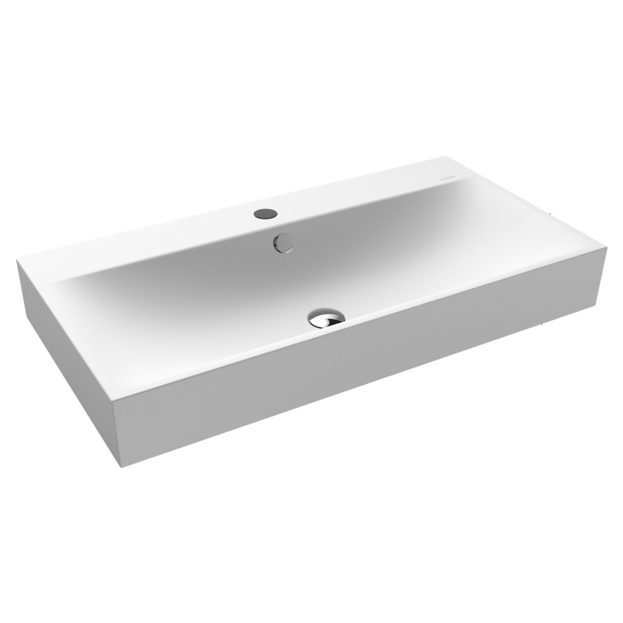 Lavabo SILENIO
90 x 46 x 12 cm, acier
avec garniture de trop-plein
blanc et isolation phonique
émaillé des deux côtés