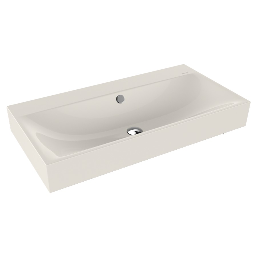 Lavabo SILENIO
90 x 46 x 12 cm, acier
avec garniture de trop-plein
blanc et isolation phonique
émaillé des deux côtés