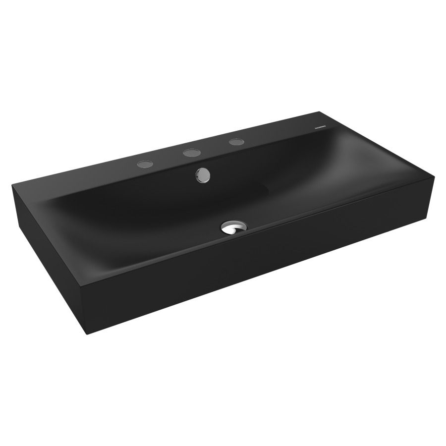 Lavabo SILENIO
90 x 46 x 12 cm, acier
avec garniture de trop-plein
blanc et isolation phonique
émaillé des deux côtés