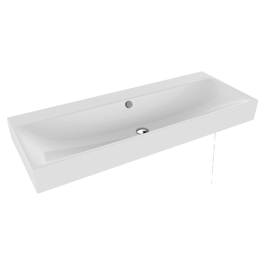 Lavabo SILENIO
120 x 46 x 12 cm, acier
avec garniture de trop-plein
blanc et isolation phonique
émaillé des deux côtés