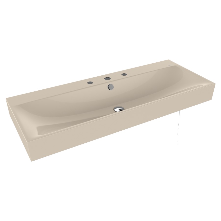 Lavabo SILENIO
120 x 46 x 12 cm, acier
avec garniture de trop-plein
blanc et isolation phonique
émaillé des deux côtés