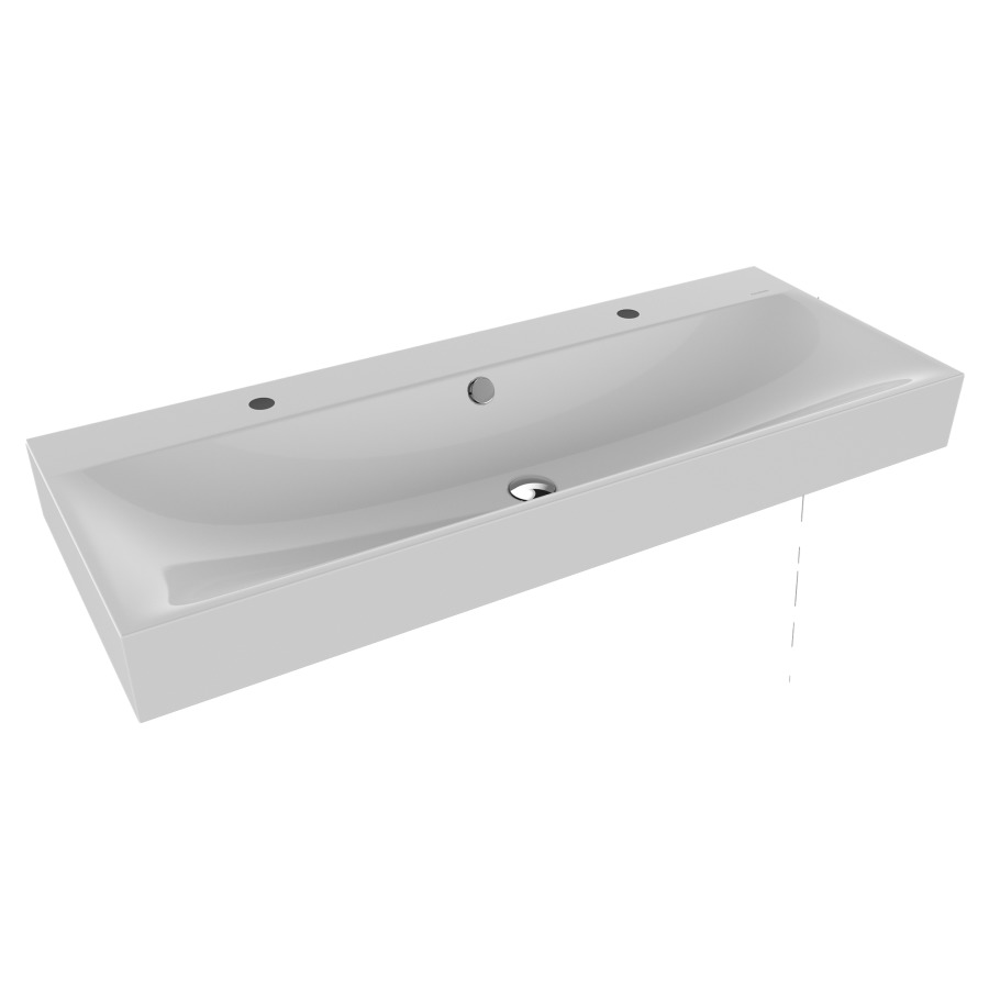 Lavabo SILENIO
120 x 46 x 12 cm, acier
avec garniture de trop-plein
blanc et isolation phonique
émaillé des deux côtés
