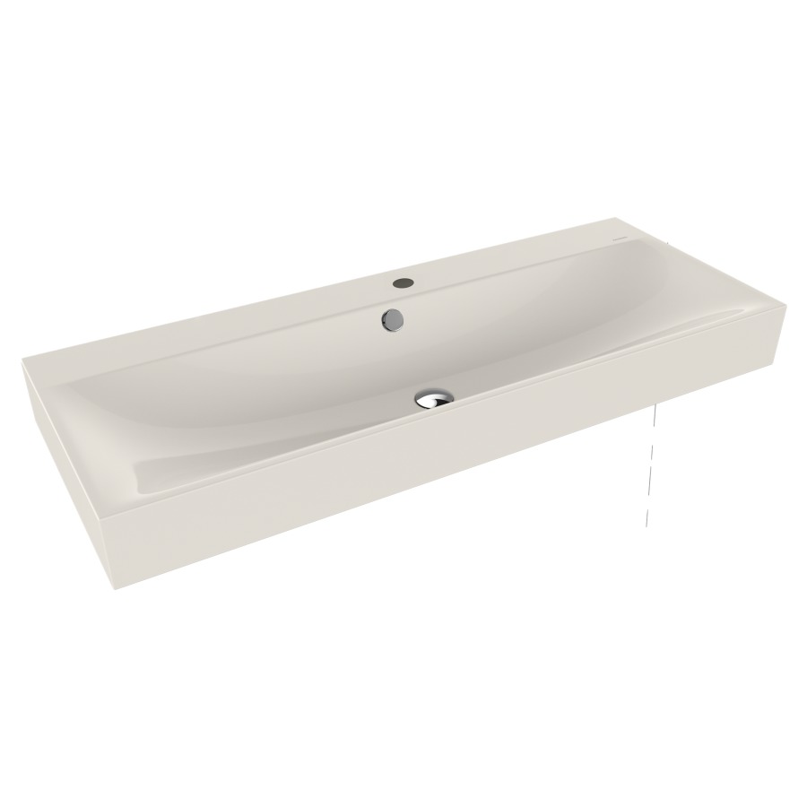 Lavabo SILENIO
120 x 46 x 12 cm, acier
avec garniture de trop-plein
blanc et isolation phonique
émaillé des deux côtés