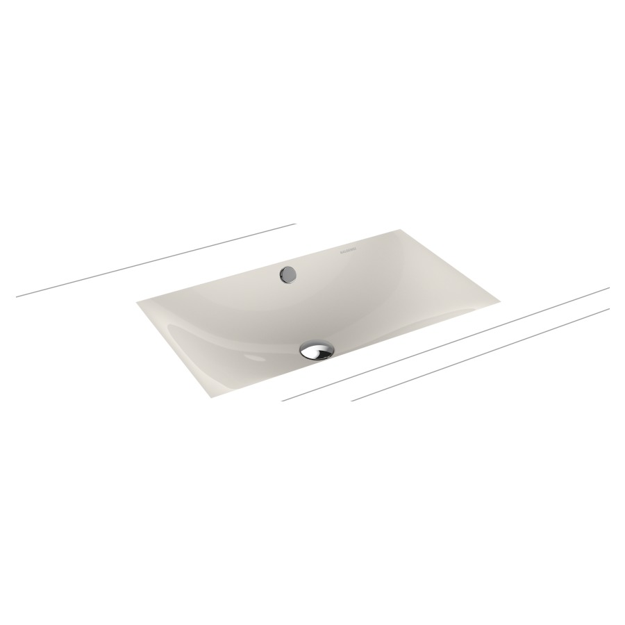 Lavabo à encastrer SILENIO
63,4 x 39,1 cm, acier
avec garniture de trop-plein
blanc et isolation phonique
émaillé des deux côtés