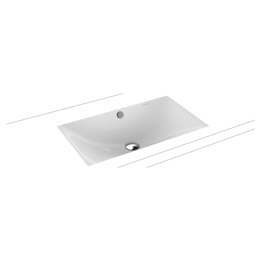 Lavabo à encastrer SILENIO
63,4 x 39,1 cm, acier
avec garniture de trop-plein
blanc et isolation phonique
émaillé des deux côtés