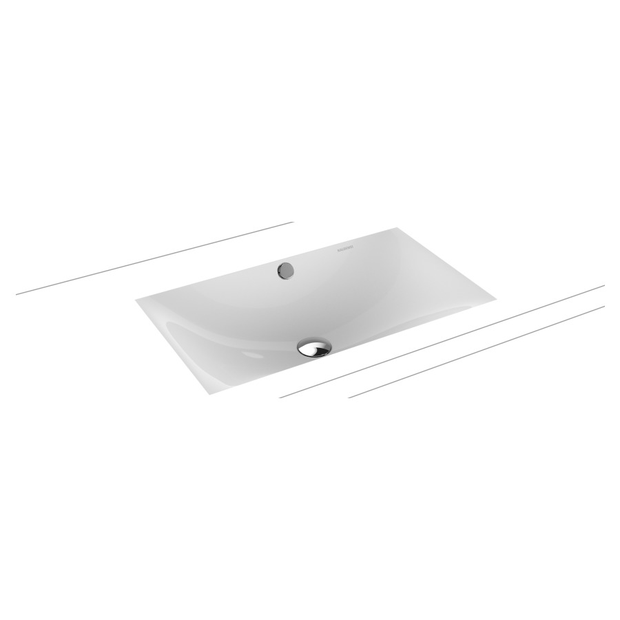 Lavabo à encastrer SILENIO
63,4 x 39,1 cm, acier
avec garniture de trop-plein
blanc et isolation phonique
émaillé des deux côtés