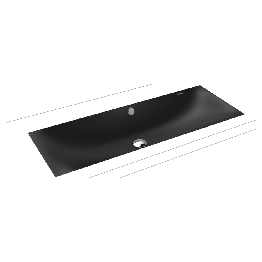 Lavabo à encastrer SILENIO
93,4 x 39,1 cm, acier
avec garniture de trop-plein
blanc et isolation phonique
émaillé des deux côtés