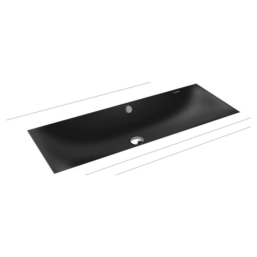 Lavabo à encastrer SILENIO
93,4 x 39,1 cm, acier
avec garniture de trop-plein
blanc et isolation phonique
émaillé des deux côtés