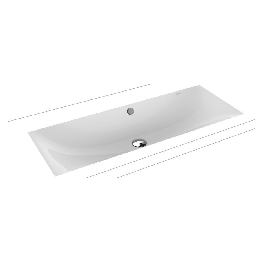 Lavabo à encastrer SILENIO
93,4 x 39,1 cm, acier
avec garniture de trop-plein
blanc et isolation phonique
émaillé des deux côtés